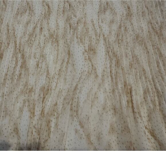 Halogen Women's Release Pleat Long Sleeve Blouse Ivory Size Medium NWT - Picture 6 of 6